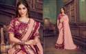 Stylish Silk Georgette Saree thumb 4
