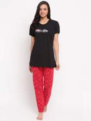 Cotton Printed Pants with T shirt 