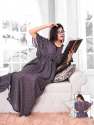 Digital Print Premium Satin Kaftan Nighty thumb 4
