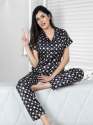 Exclusive Silk Satin Night Suit for Girls  thumb 2