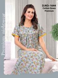 Fancy Premium Quality Cotton Night Gown 