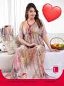 Fantastic Designs Digital Satin Print Nighty  thumb 1