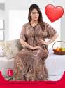 Fantastic Designs Digital Satin Print Nighty  thumb 6