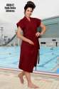 Plain Pure Cotton Bath Robe  thumb 1