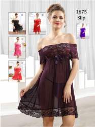 Soft Net Designer Bridal Night Gown 