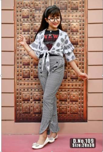 Trendy Teenage Girls Western Outfit  by lvan fashion