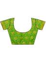 Functional Wear Parrot Green Silk Saree  thumb 2