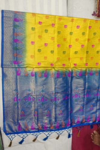 New Arrival Meena Silk Saree by mehul silk kendra