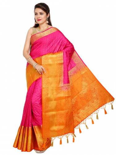 Party wear Shaded Color Art Silk saree