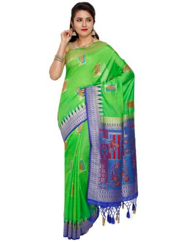 Stylish Pure Art Silk Wedding wear Saree 