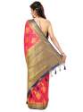 Trendy Pink Designer Art Silk Saree thumb 3