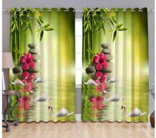 Natural Design 3D Printed Window Curtain