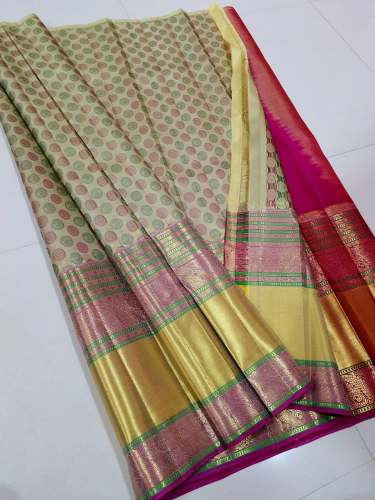 Pure Hand Made Kanchipuram Silk Sarees by Sajan Sai Textiles