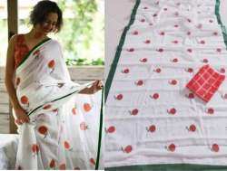 Regular Wear Whit Pure Cotton Saree 
