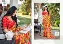 RANGAT- VOL-1 Fancy Digital Printed Saree thumb 9