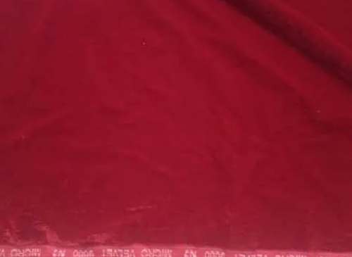 Plain Red 9000 Velvet Fabric 