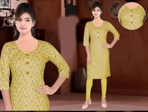  Rayon Casual Wear Kurti for woman  by Akshay Collection