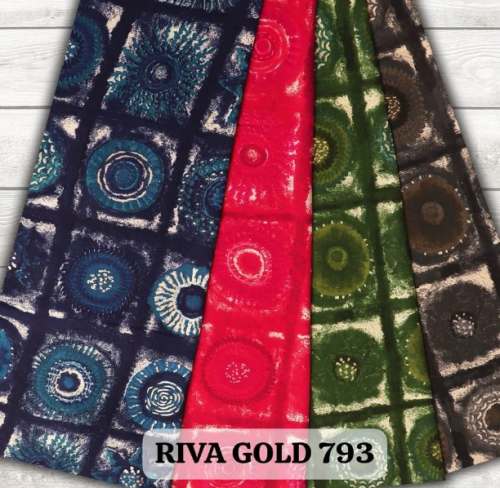 Multi color Rayon Foil Print shirting Fabric