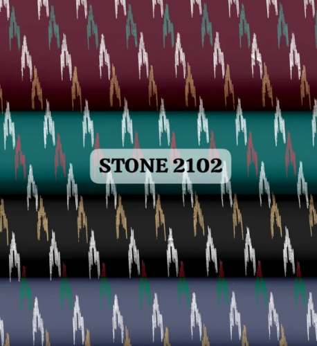 Stone Printed Rayon shirting Fabric