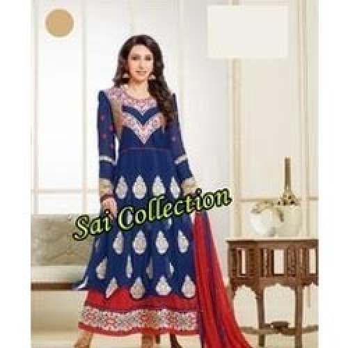 Buy Fancy Long Sleeve Anarkali Suit For Women  by Sai Collection