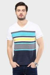 Multi Color Men T -Shirt