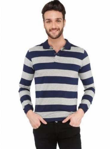 Full Sleeve Mens Collar T shirt 