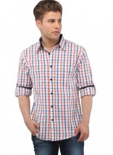 Small checks Formal Shirt for Mens  by Aarambh