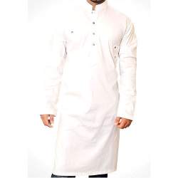 Cream Color Mens Kurta Pajama Set 