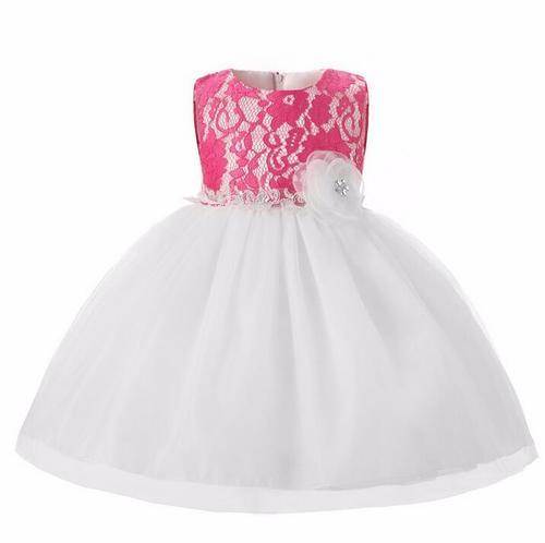 Fancy Net Kids Baby Girl Frock by Kabeer Brothers