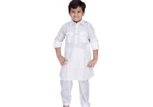 Kids Boys Kurta Set by Kabeer Brothers