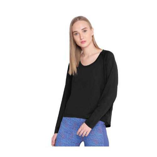 Ladies Round neck t Plain shirt 