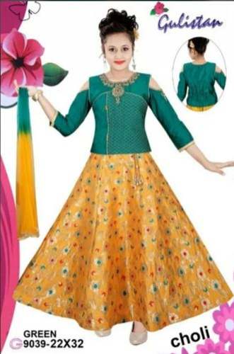 Kids girls Embroidered Party Wear Lehenga by Aashi Kids Wear