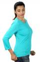 Ladies Bottal Green V-Neck T shirts thumb 2