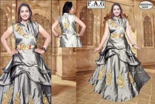 Zari Work Heavy Embroidered Gown
