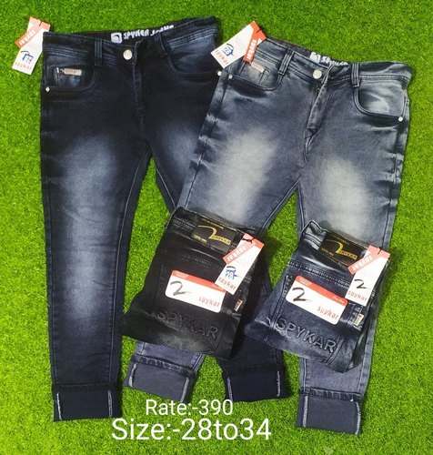Mens Knitted Jeans  by FB Fashion