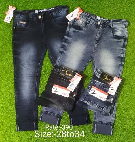 Mens Knitted Jeans  by FB Fashion
