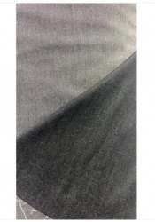 Black Cottn Denim Shirting Fabric
