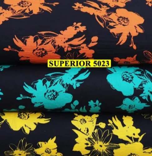 Men Black color Printed Cotton Shirting Fabric  by Ganesh textile