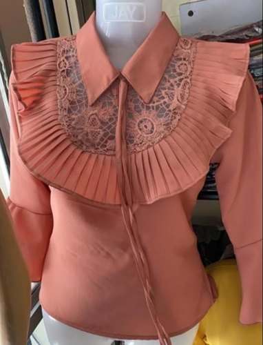 Brown Color Plain Cotton Top