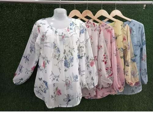 Printed Cotton Top For Girls