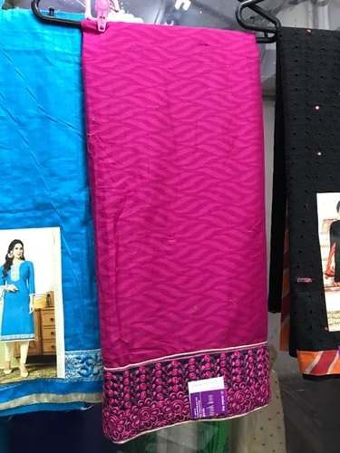 Stylish Unstitched Cotton Dress Material 