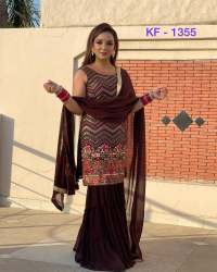 Designer Sharara Suit For Ladies