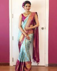 Designer Soft Lichi Silk Saree