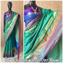 Khadi Cotton Silk Saree thumb 6