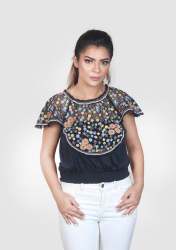 Designer Cotton Embroidered Tops 