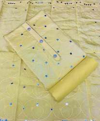 Designer Embroidered Dress Material