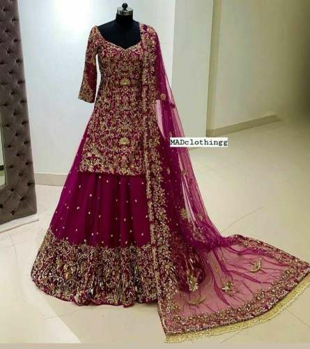 Fancy Designer Heavy Embroidery Suit For Ladies