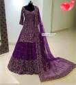 Fancy Designer Heavy Embroidery Suit For Ladies thumb 1