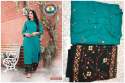 Fancy Kurti Palazzo Set With Foil Print Work thumb 4