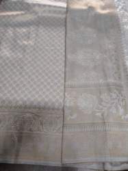 New trend Ballatan Softy gray Silk Saree